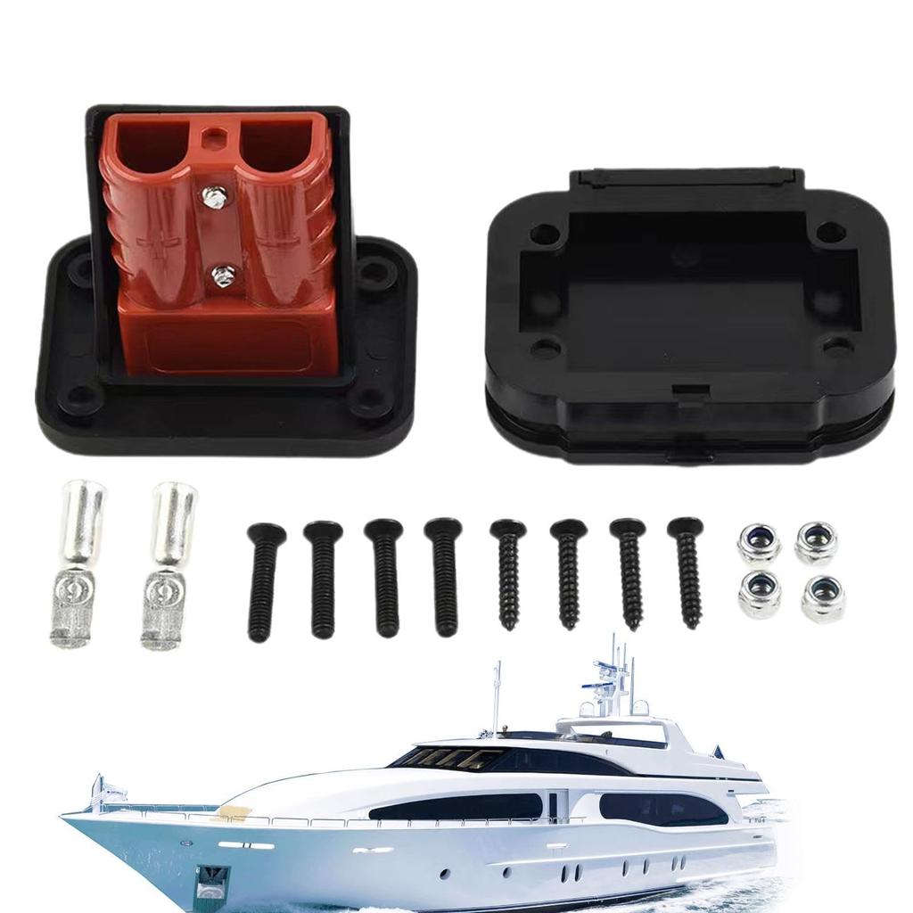 Socket Panel for Anderson Connectors | Plug Panel Base with Dust Cover | Car,