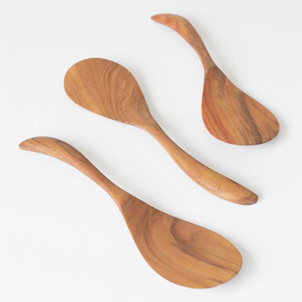 Handmade Teak Wood Kitchen Utensil Spatula