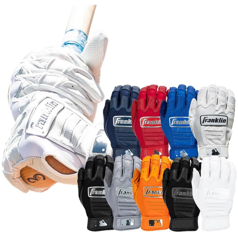 Franklin CFX Pro Chrome Batting Gloves Adult High School Model Red Size S