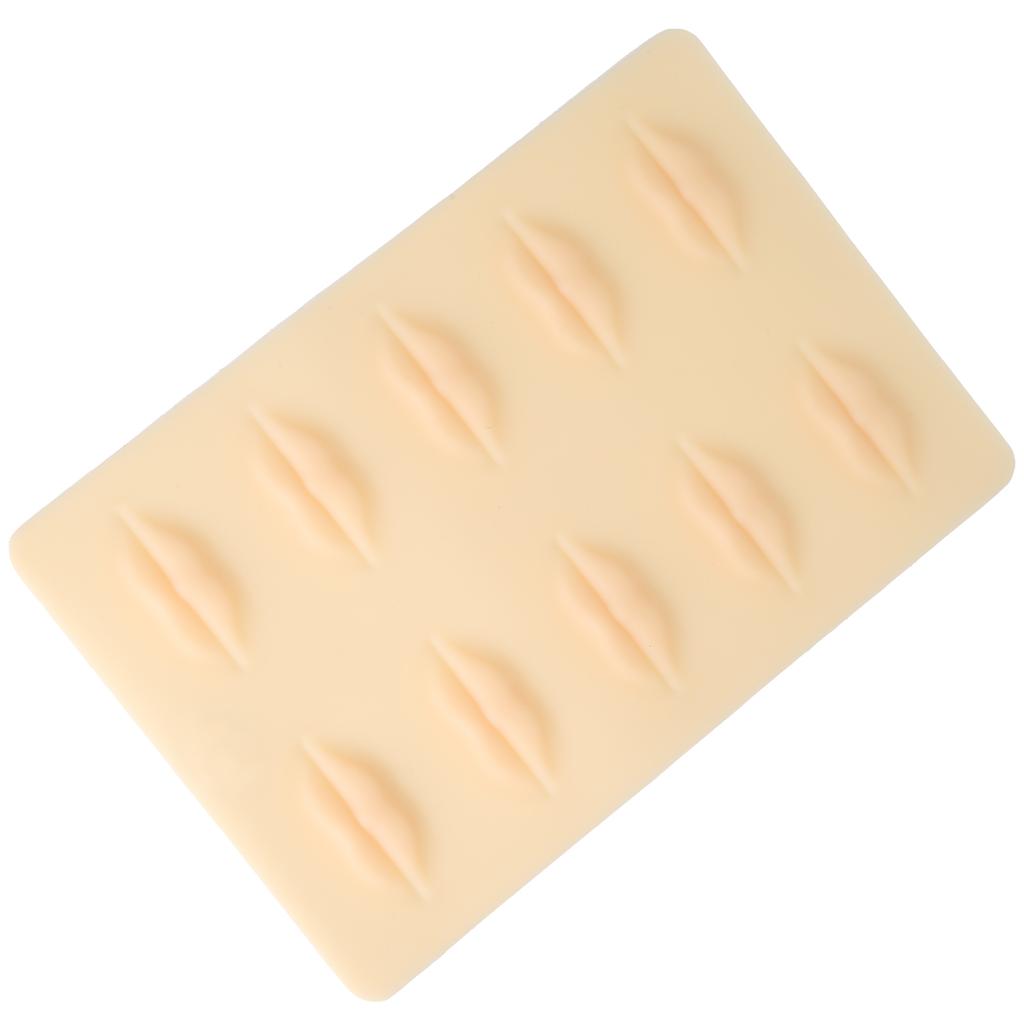 Silicone Makeup Lip Tattoo Practice Skin Microblading Practice Skin for Artists Beginners