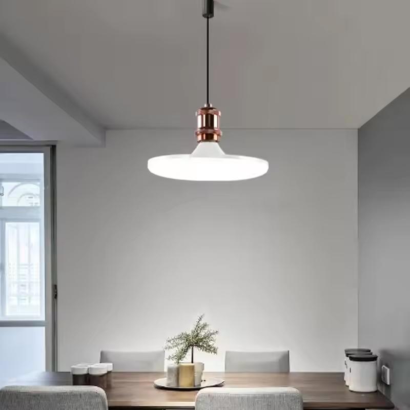 LED Bulb AC 220v E27 Base Household Energy Saving Lamp 30W Indoor Lighting Flying Saucer Light 6500k Ceiling Lamp Garage Light