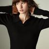 Chuyu Women's 2025 Winter Polo Neck Knit Dress