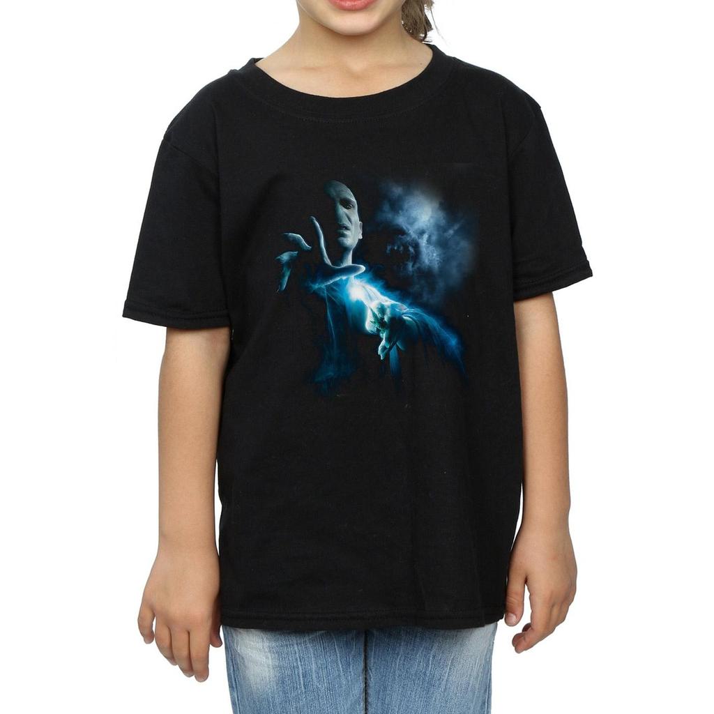 Harry Potter Girls Voldemort Shadow Cotton T-Shirt