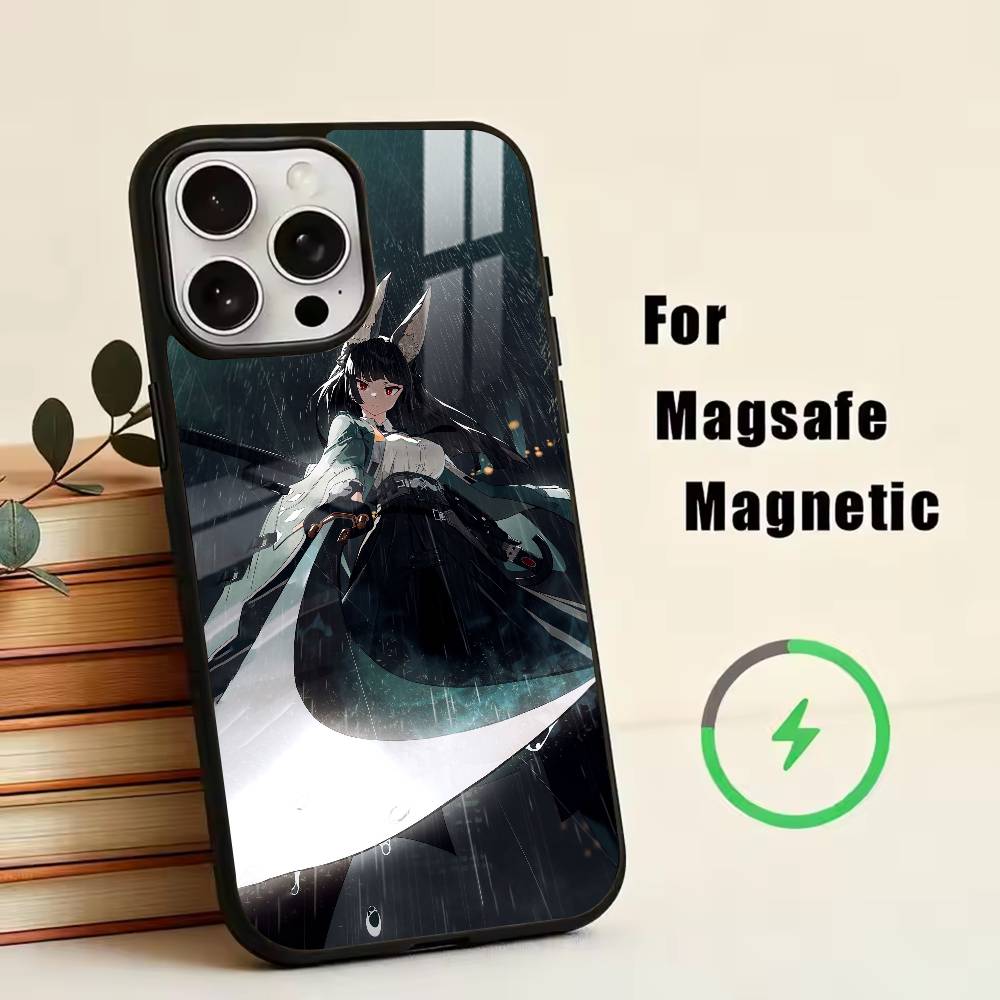 

Чехол для телефона Zenless Zone Zero для iPhone 17, 16, 15, 14, 13, 12, 11 Plus, Pro, магнитный, для беспроводной зарядки Magsafe iPhone17