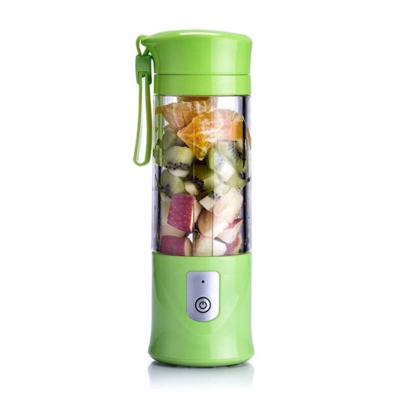 Multifunction Juicer Mini Blender Mini-Blender Mini-Four Generations Gift Fresh Juice Portable Automatic Portable Machine | Players (Green)