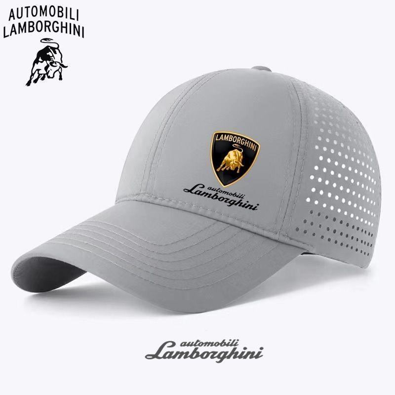 Adjustable Auto Emblems Baseball Cap Outdoor Sports Sun Visor Hat For Lamborghini Urus Huracan Aventador Premium Car Headrest gzhw7