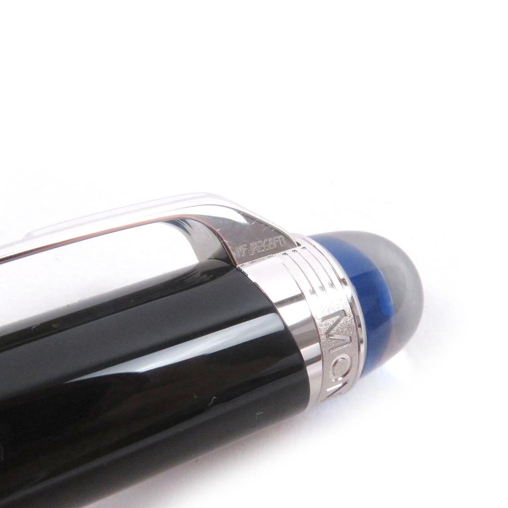 Excellent MONTBLANC Ballpoint pen Starwalker Due Blue Dome Used