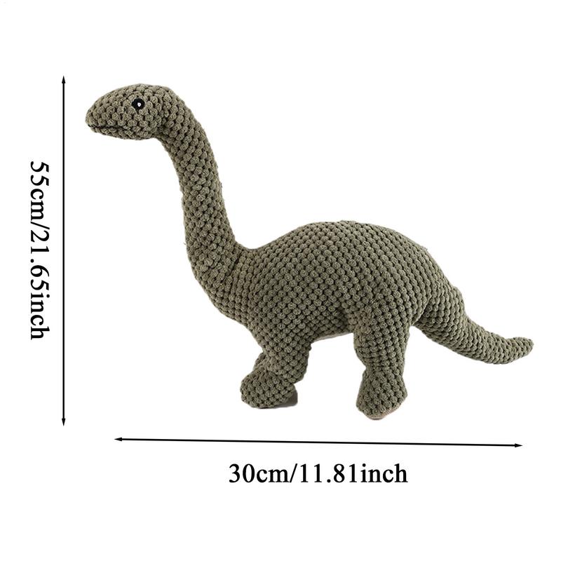 Dog Plush Chew Toys Animal Shaped Teething Toys Squeaky Plush Bite Resistant Soft Pet Chewing Supplies For Indoor Outdoor