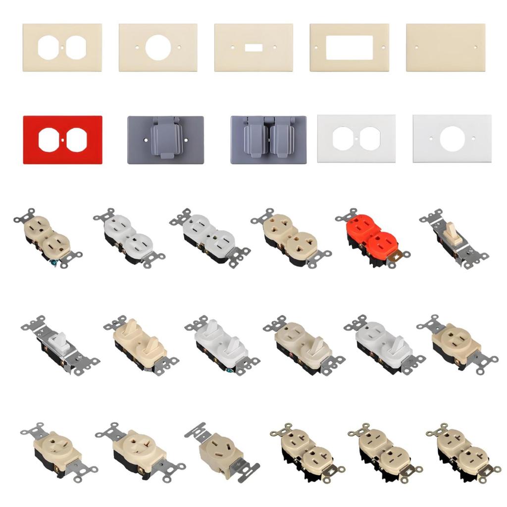 U Series South American Style US Standard Wall Switch & Power Socket