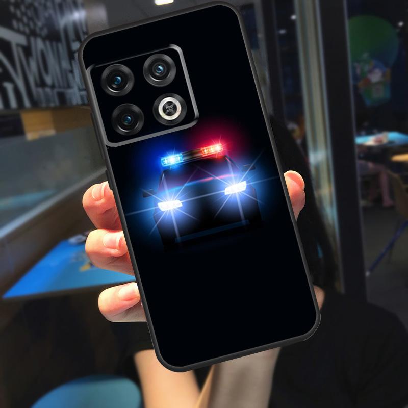 Police Cars Light At Night Funda For OnePlus 13R 13 12 R 11 9 10 Pro 8T 9RT 10T OnePlus Nord CE 4 2 3 Lite N20 N30 Case