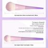10 Pcs Purple Makeup Brush Set, Loose Powder Brush, Eye Shadow Brush, Full Set Of Beauty Tools Concealer Brush