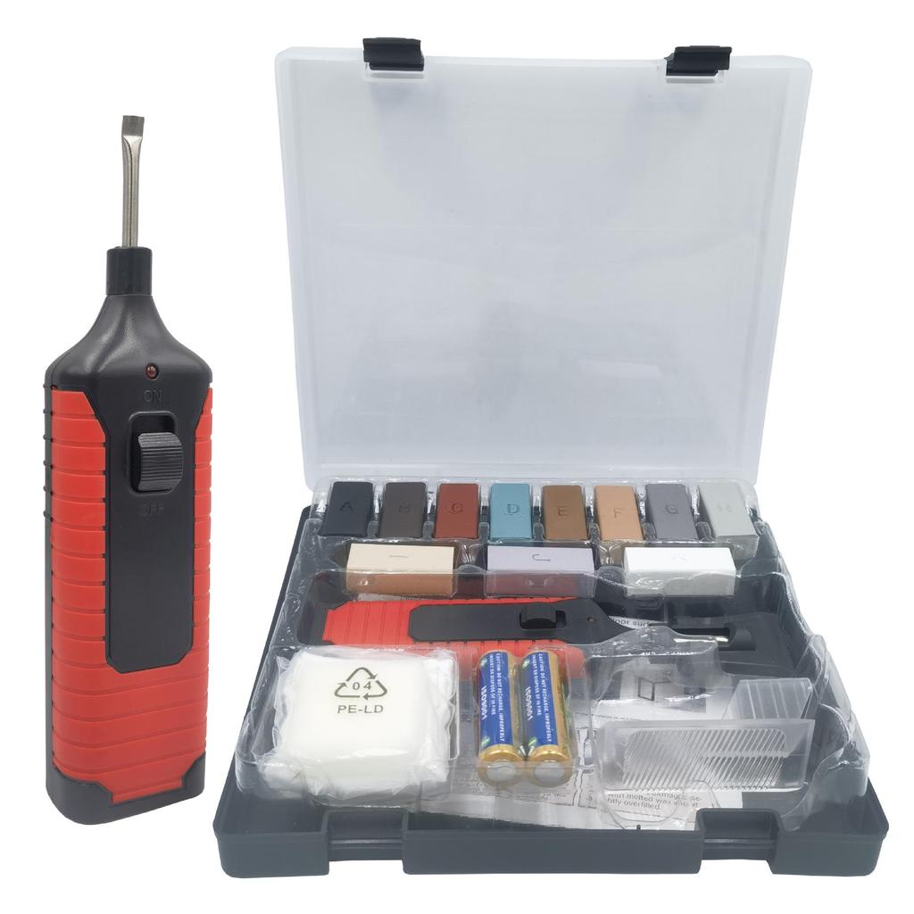 Tile Repair Kit: 17pc Set for Floor and Wall Hole Fixing
