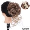 LUPU Synthetic Messy Curly Claw Clip In Hair Extension Chignon Donut Roller Hairpiece For Women Heat Resistant Fake Hair Bun