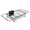 Expandable Dish Drying Rack in Sink Iron Kitchen Utensil Dish Holder Drainer Space Saving for Dishes Plates Bowls