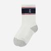 Striped Wool Socks (IVORY DARK)