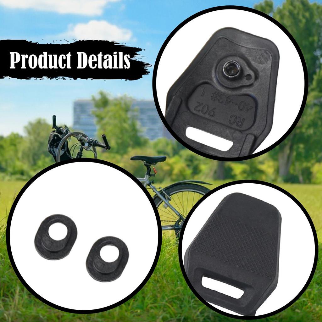 2 Stück Fahrradschuh Fersenpolster Rutschfest Reparatur Montage Hardware Teil Schrauben und Dichtungen Ersatz