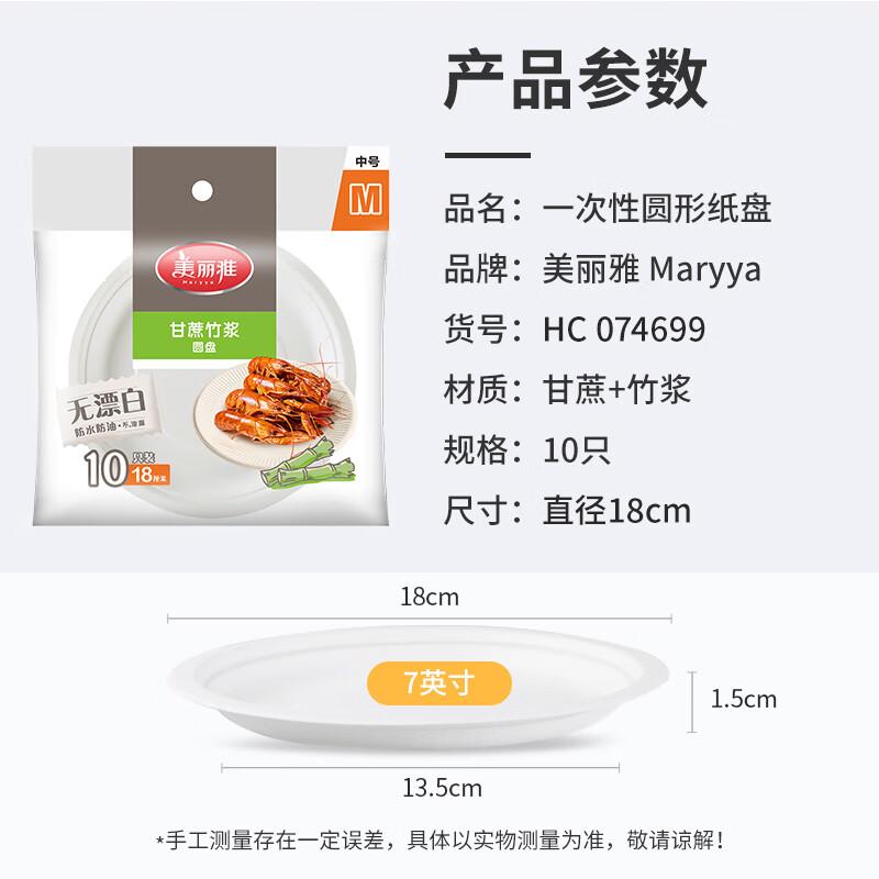 Meiliya Biodegradable Sugarcane & Bamboo Pulp Disposable Tableware