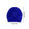 1PC Women Headscarf Breathable Decor Headwrap Fashion Solid Color Elegant Turban Hat Top Flower Sunscreen Hijab