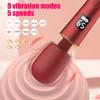 AV Vibrator for Women, Clitoral Stimulator & G-Spot Dildo with 9 Vibration Modes and 5 Speeds, Adult Sex Toys for Female