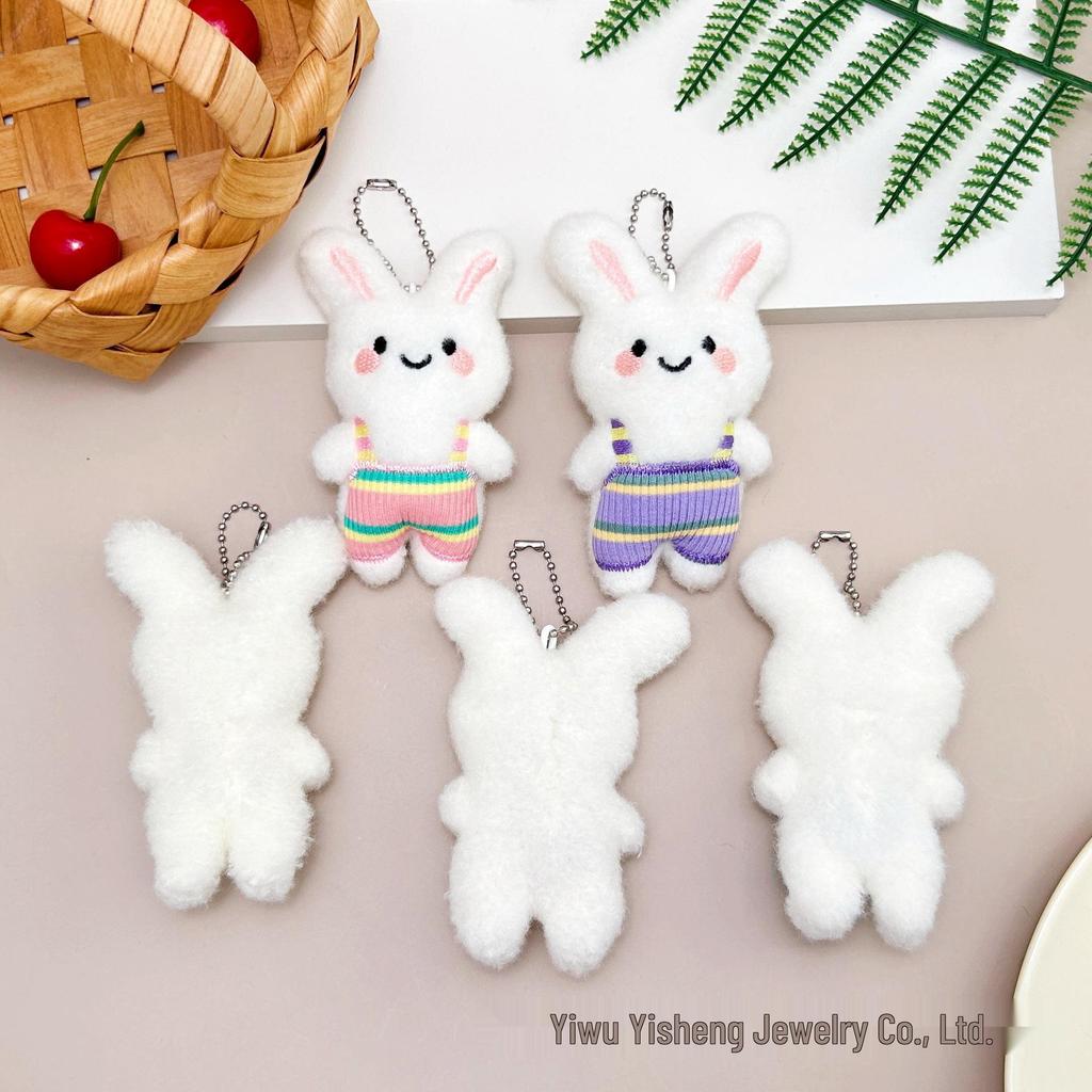 Plyšový králík lacláče Pískací panenka přívěsek - Kreslený batoh a klíčenka přívěsek