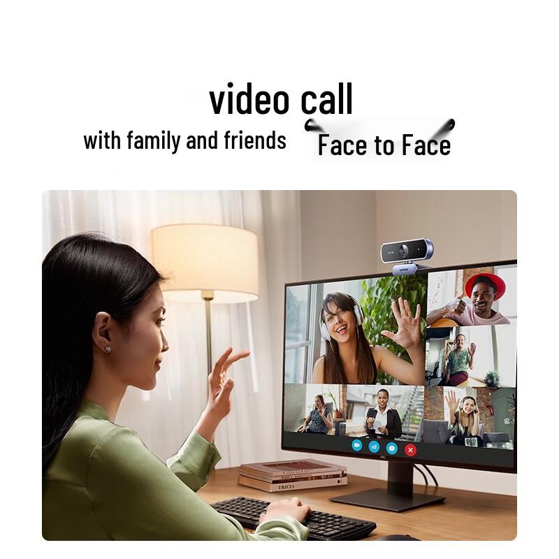 UGREEN CM831-65381 4K USB Webcam with Dual Mics