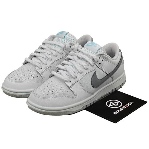 

Nike Dunk Low Retro SE Summit White Metallic Silver HQ3619-121 Men s Size EU 44.5