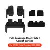 YZ TPE Car Floor Mats for Tesla Model Y Juniper 2025 2026 Luggage Mat Set Four Seasons Waterproof Anti-slip Trunk Mat