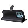 For Xiaomi Poco X6 5G/Redmi Note 13 Pro 5G Case Solid Color Leather Mobile Cover Wallet Stand with Strap