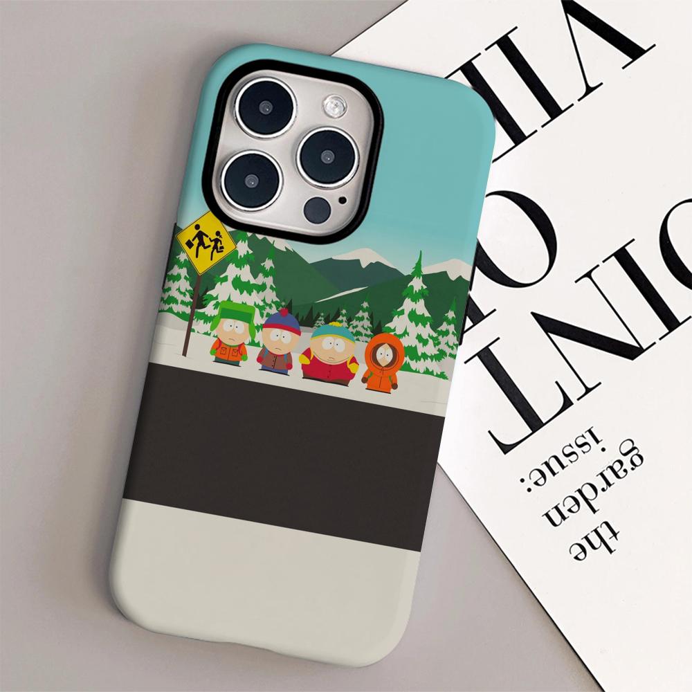 

South park Classic anime motifs Phone Case Film shell For iPhone 16e 16 15 14 13 12 11 Pro Max Plus XS iPhone 14