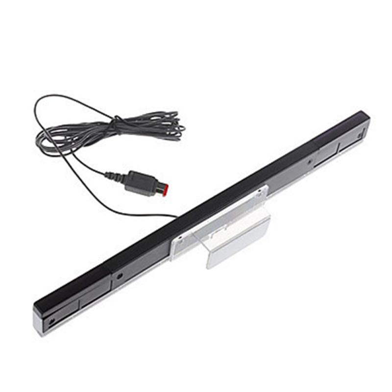 Compatible For Wii Wired Sensor Rod Infrared Sensor With Double-sided Tape Bracket Signal Receiver