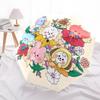 1pc BT21 Characters Automatic Umbrella with 8-Rib Compact Design, Foldable & Portable for Outdoor Leisure, Everyday Use - Ideal Gift for Friends and F