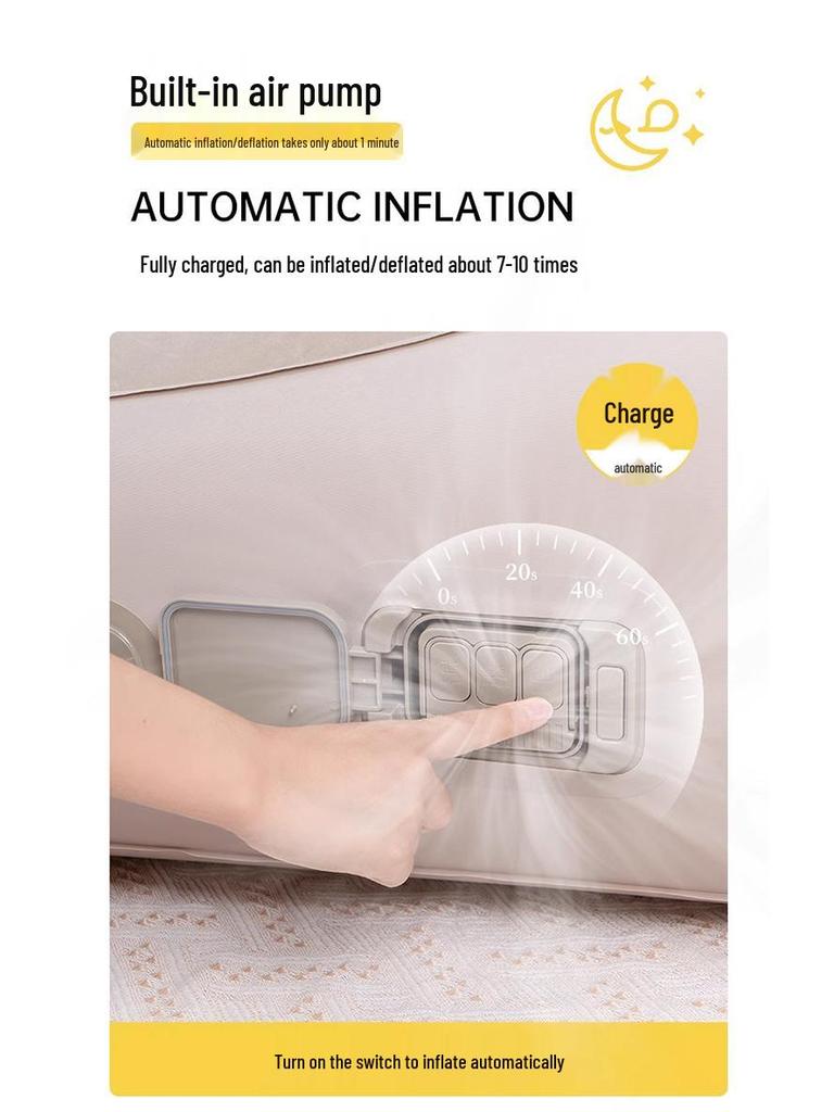 Portable Outdoor Inflatable Recliner Sofa - Foldable, Lightweight, and Perfect for Relaxing or Sleeping