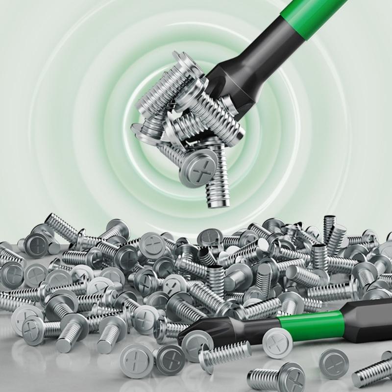 Sturdy Magnetic Crosses Bit 6.35mm Hexagonal Shank HRC62 Hardness Hardened Steel Perfect For Construction Equipment