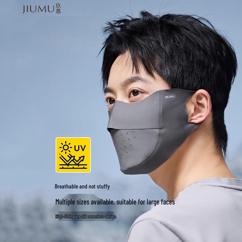 JIUMU Ice Silk Summer Full-Face UV Protection Mask MM103
