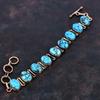 Tibetan turquoise bracelet copper bracelet handmade jewelry adjustable chain gemstone bracelet very pretty copper jewelry anniversary gifts
