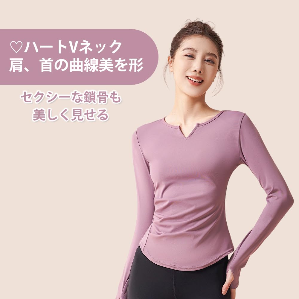 Karsaer Yoga and Pilates Long Sleeve Slim Fit Flared Yoga Tummy Gym Wear for All Seasons Women's Set, Pants, Tightening, Stylish, Breathable,
