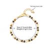 Autumn and winter explosion Maillard tiger's eye stone beaded necklace bracelet high-end agate light luxury retro collarbone chain stacked wear