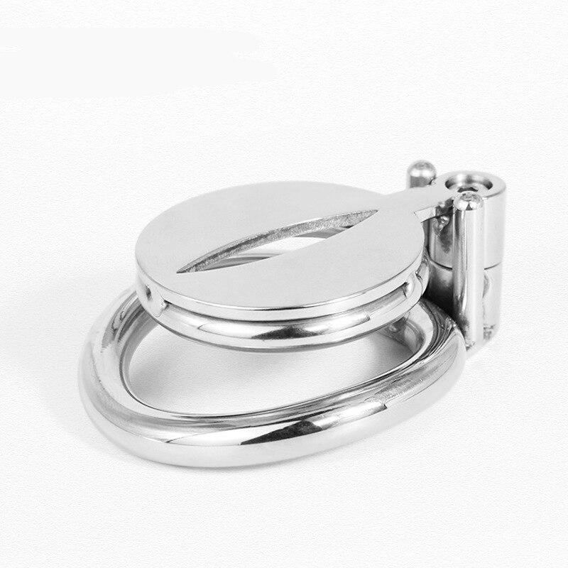 BDSM CB Lock Penis Cage Men's Chastity Adult Sex Toys Cock Rings Chastity Cage Estim Ball Stretcher   Slave Cbt Cuckold