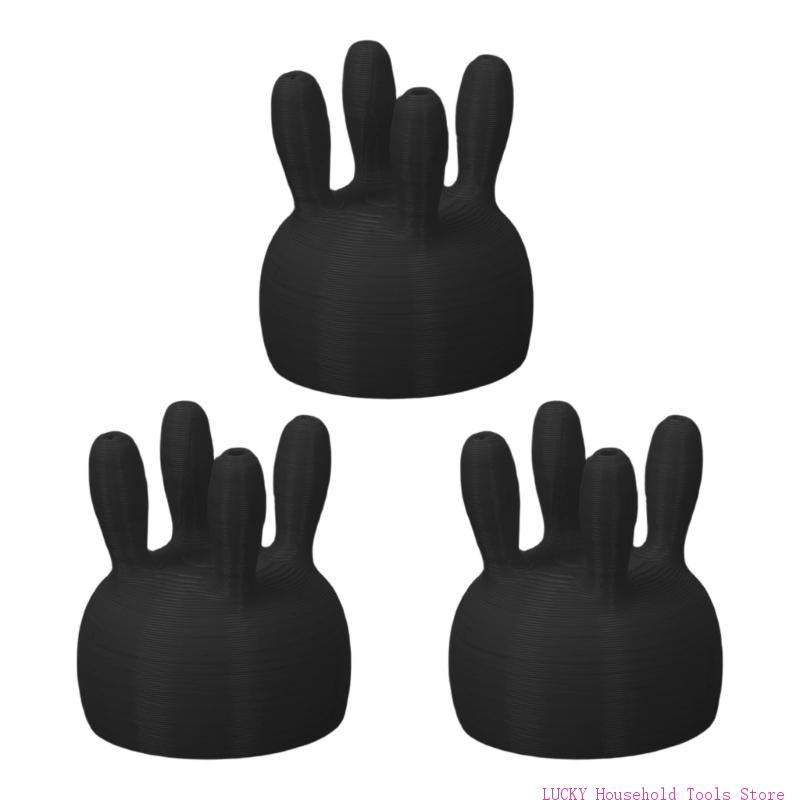 J0MC 3pcs Cow Udder Milk Carton Caps Leak Proof PETG Lid for Easy Pouring Gadget