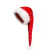 Cross-border Christmas Long and Short Plush Hat Gift Decoration.