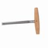 Durable Steel Peg Hole Reamer  with Wooden Handle Luthier Repair Tool for 3 4 4 4 Violin