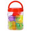 Transparent Building Blocks 10cm 3D Geometric Shapes Educational Toys for Early Cognitive Development