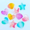 20 Stück Niedliche Gemischte Glänzende Stern / Krone / Herz Flache Rückseite Harz Cabochons Scrapbooking DIY Schmuck Basteln Dekoration Zubehör K30