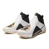 Li Ning YuShuai 12 Slip Resistant Abrasion Resistant High top Basketball Shoes Men's Black Gold ABAN025-5