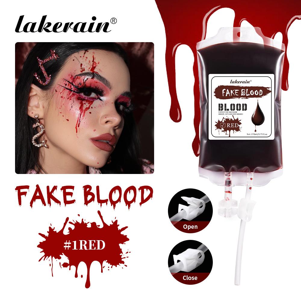 Halloween Fake Blood Makeup Coagulated Realistic Washable SFX for Zombie Monster Mouth Clothes Body Paint Halloween Cosmetics