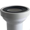 Offset Toilet Flange Connector Extension Adapter 4 inch PVC Shifter for Plumbing