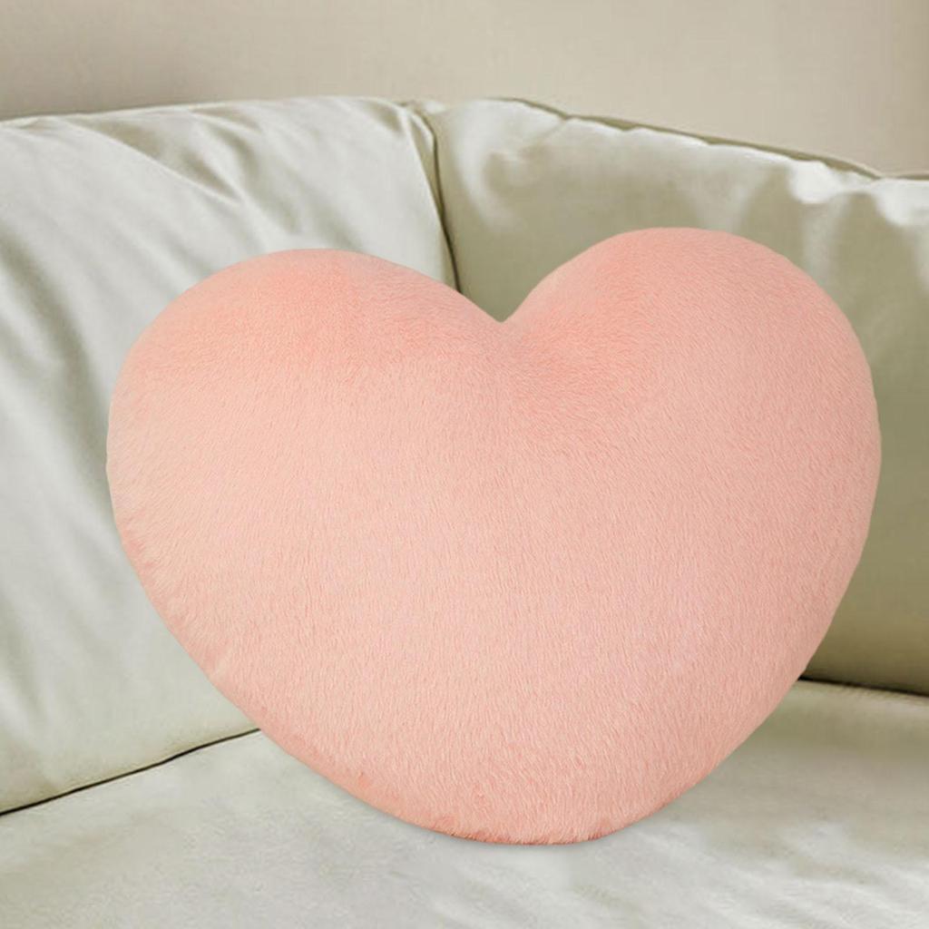Heart-shaped Decorative Pillow, Breathable Bedside Cushion, Ornament for Sofa,