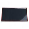 Tray Black with Red Lacquerware Made In Japan J-kitchens 4-shaku (1.4m) Cloth-patterned (Tray) Top, Non-Slip, 42cm, (ABS Resin),