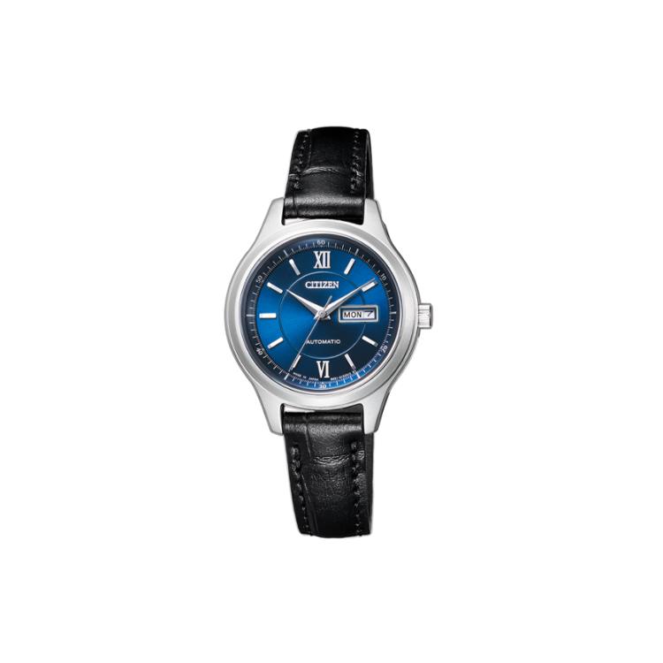 

CITIZEN Ecology Drive Collection Automatic Mechanical Movement Cow Leather Strap Watch Women s Watch PD7150-03L Blue Dial
