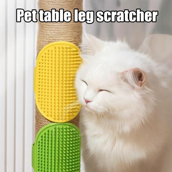 2Pcs Silicone Cat Grooming Strap Pad Self Groomer Brush Cats Adjustable Pet Grooming Tool Pet Grooming Accessory